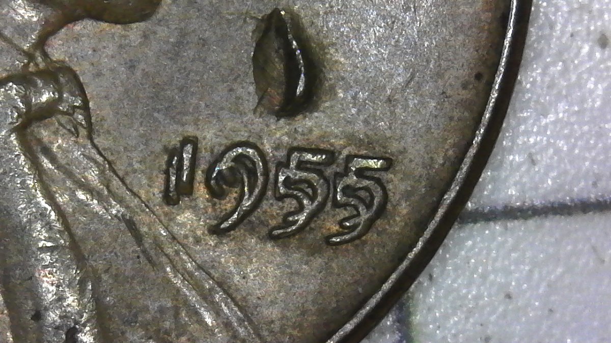 Rare-1c-1955-DDO-Found-In-Coin-Book!