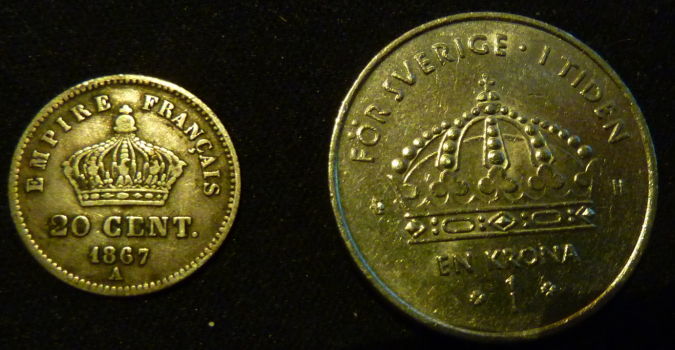 Two-European-Coins-With-Matching-Designs
