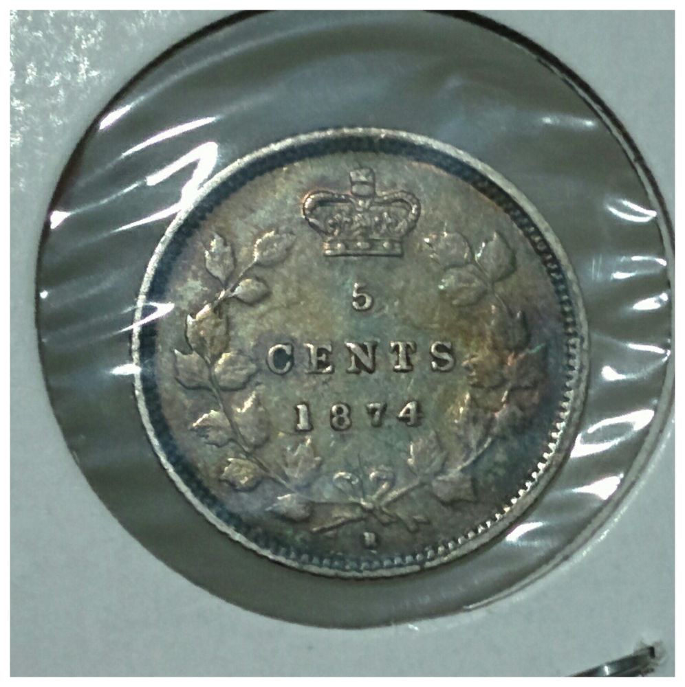 1874-Plain-4-5-Cent-With-Mis-Aligned-Letters-In-