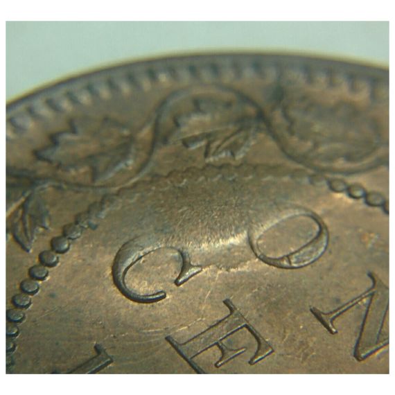 1859-Large-Cent-With-Raised-Field...-What-Is-This?