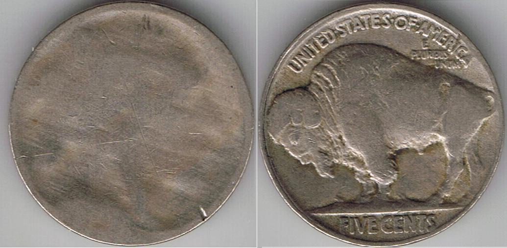 Buffalo-Nickel-Struck-Through-A-Die-Cap?