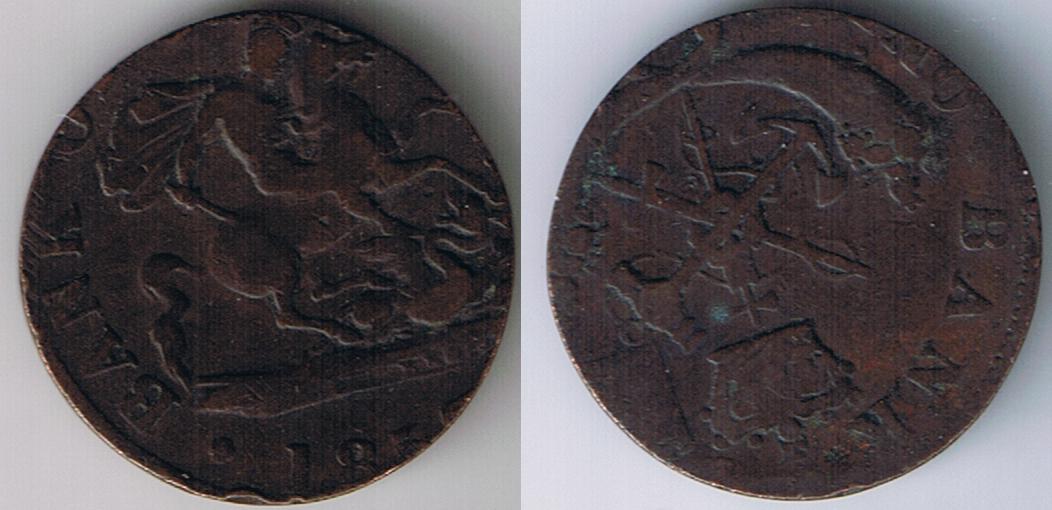 1857-Upper-Canada-Penny-On-Wrong-Planchet