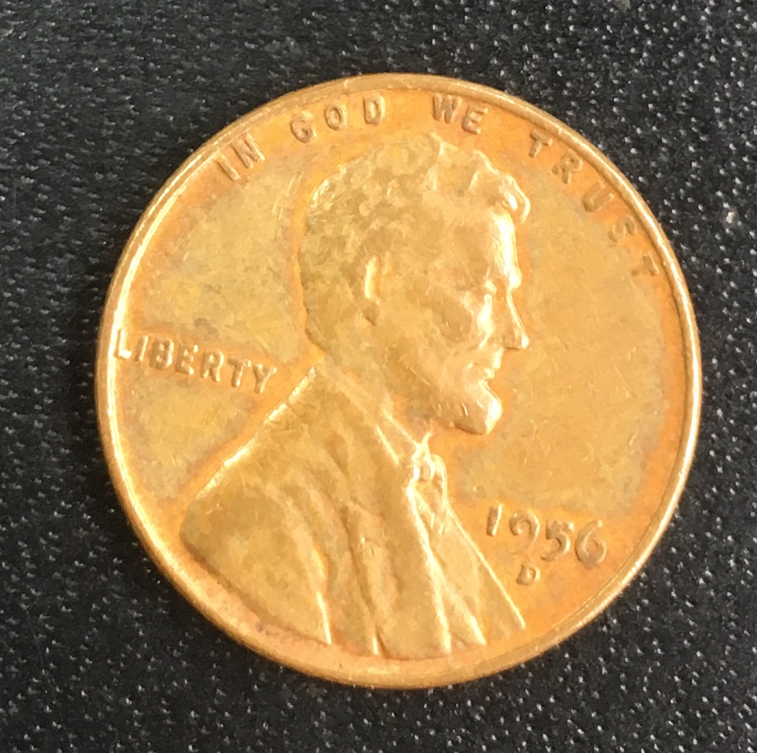 1956-D-Wheat-With-Intials-FG-On-Obv?