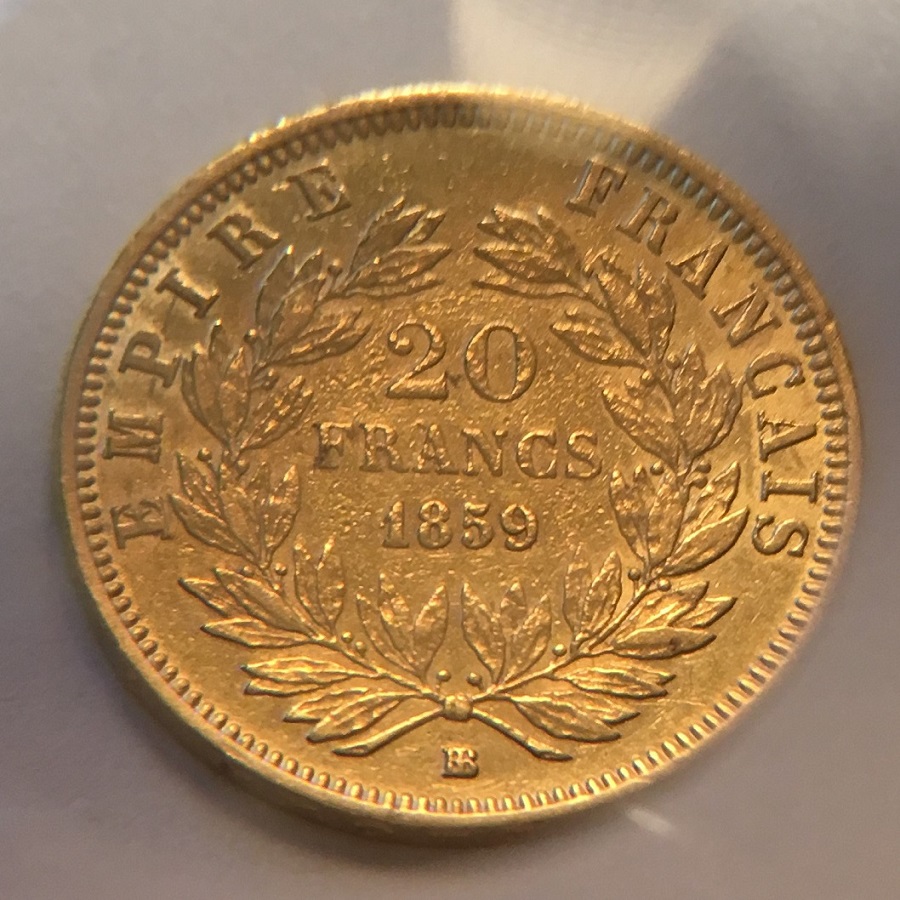 1859-Bb-France-20-Francs-Coin-:-Grade-And-Value-Help-Please