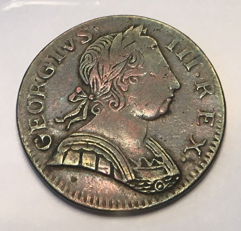 1775-Great-Britain-Half-Penny---Grade-And-Value-Assistance-Please