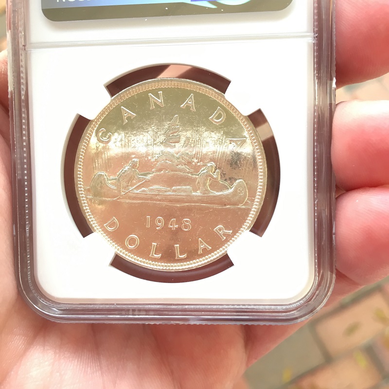 1948-Canada-Dollar,-NGC-MS-62---Subjectivity-&-Price-Question
