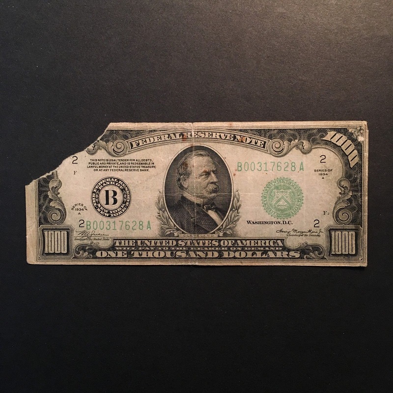 1934A-$1000-Federal-Reserve-Note---Help-With-Value-Please