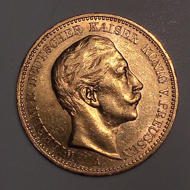 1906-A-Prussia-20-Marks,-Assistance-With-Grade-And/Or-Value-Please