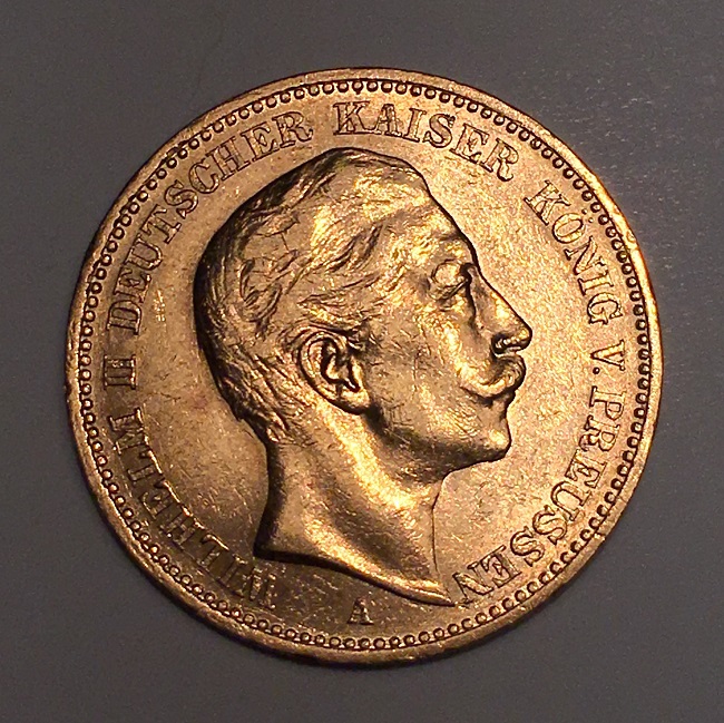 1906-A-Prussia-20-Marks,-Assistance-With-Grade-And/Or-Value-Please