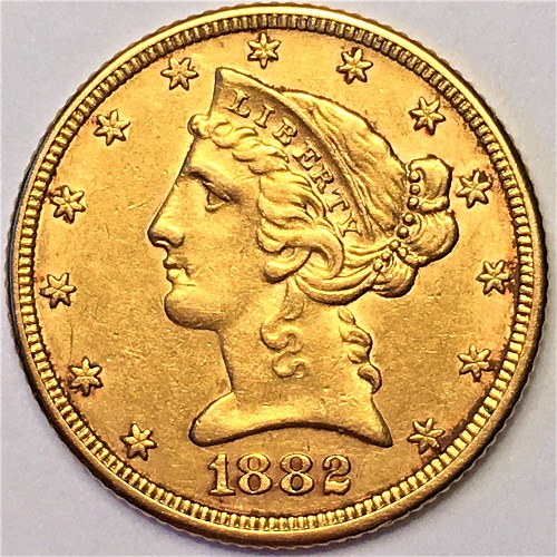 1882-Liberty-Head-$5-Gold-Coin---Don't-Hold-Anything-Back.-Judgement-Day.