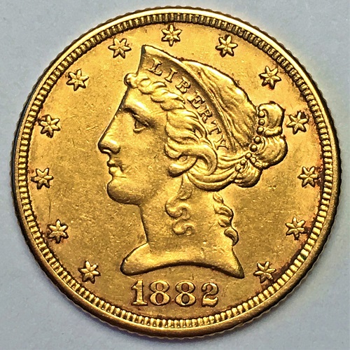 1882-Liberty-Head-$5-Gold-Coin---Don't-Hold-Anything-Back.-Judgement-Day.