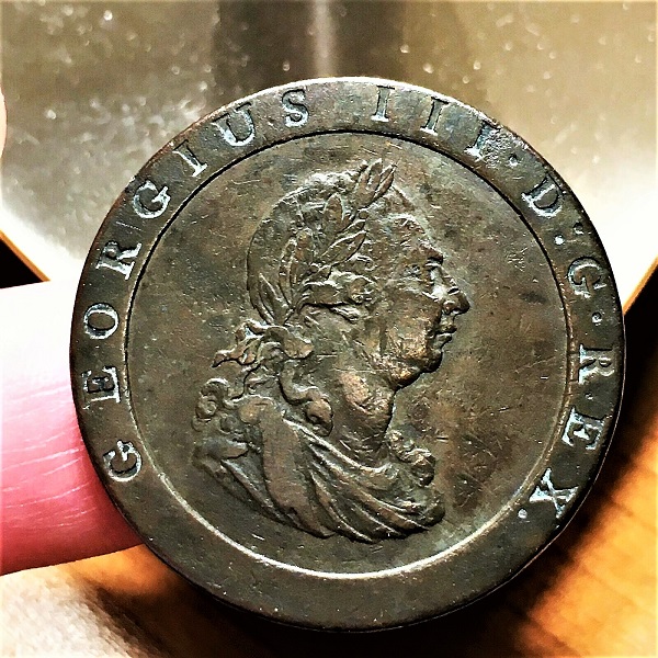 Found-1797-GB-Penny-Cartwheel-By-Happenstance---Did-Not-Know-What-It-Was