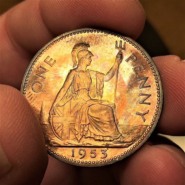1953-Great-Britain-Penny-Proof---What-Do-You-All-Think-Of-The-Toning?