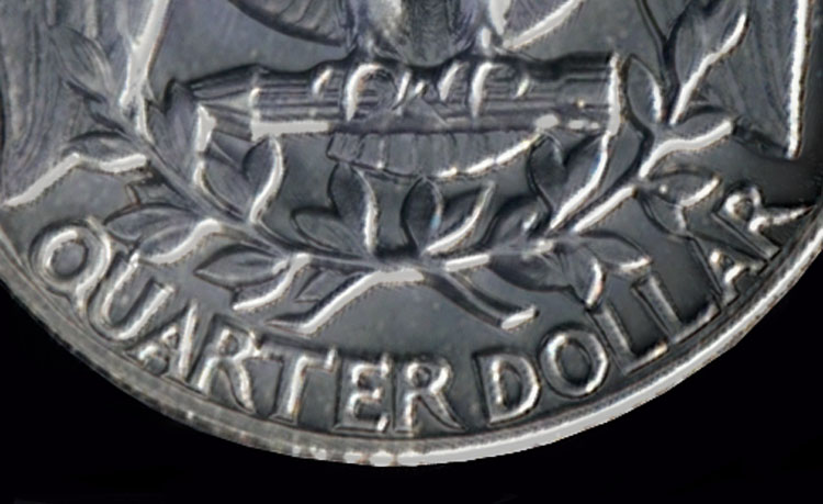 1963-Quarter-With-Jf-Mark,-Weird?