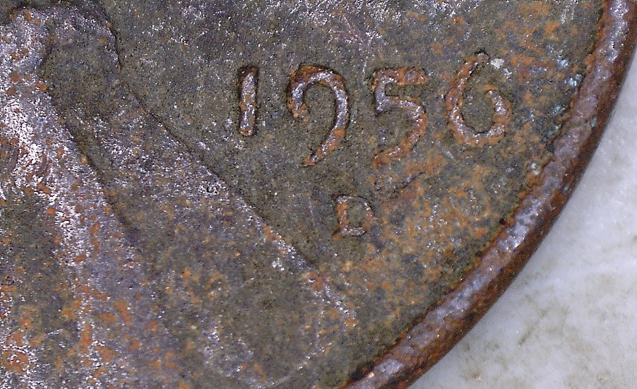 1956-D-Wheat-Cent---RPM-With-Secondary-D-In-The-Bottom-Of-The-5?