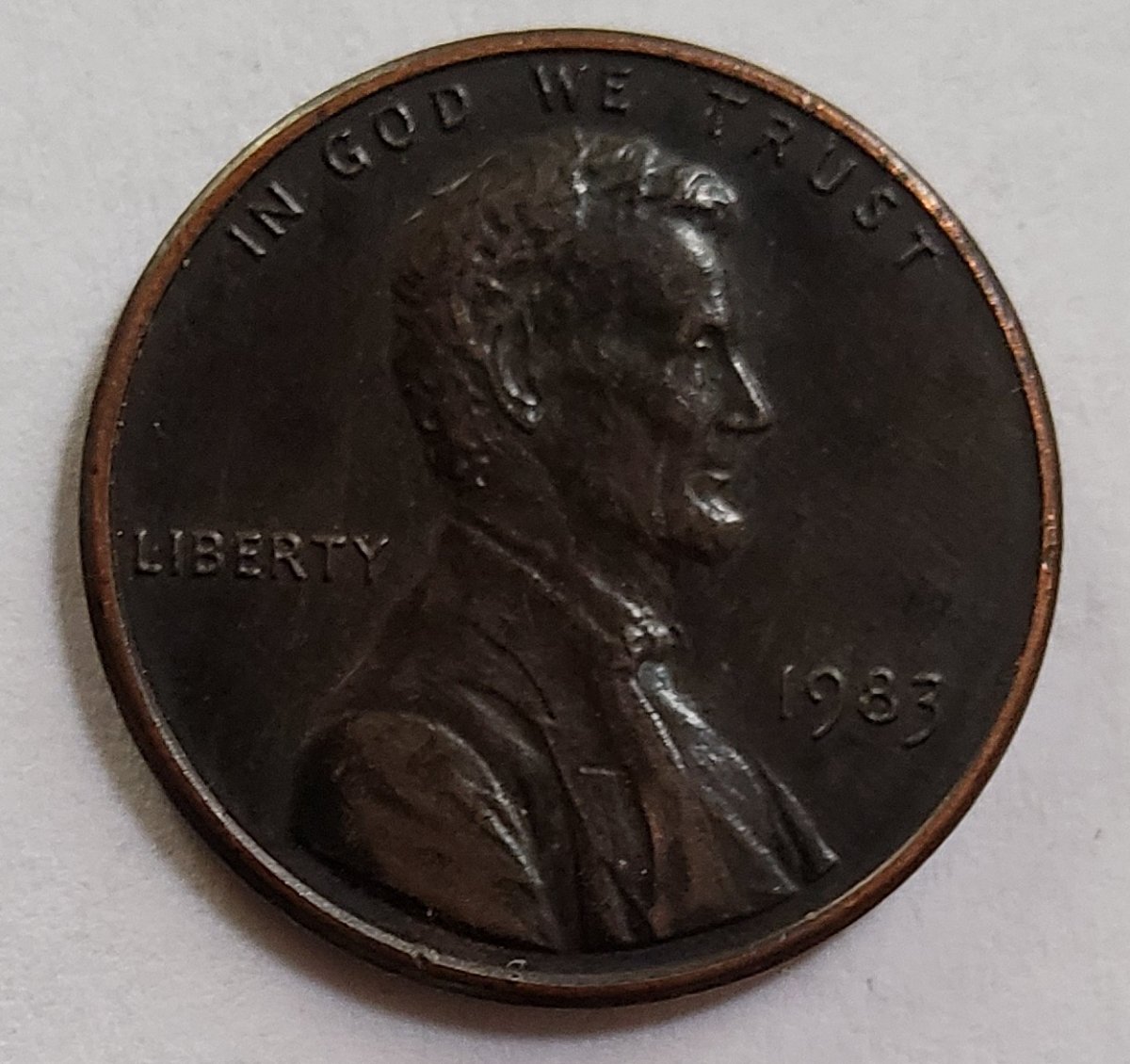 Please-Grade-Lincoln-1983-Black-Penny-And-1964-D-Red-Penny
