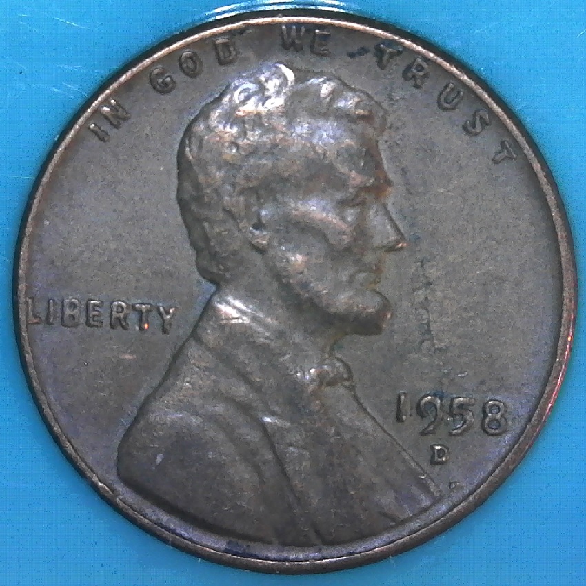 1958-D-Wheat-Penny---Lamination-Error?