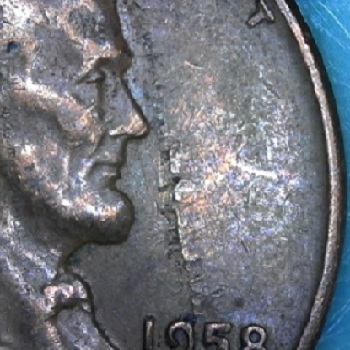1958-D-Wheat-Penny---Lamination-Error?