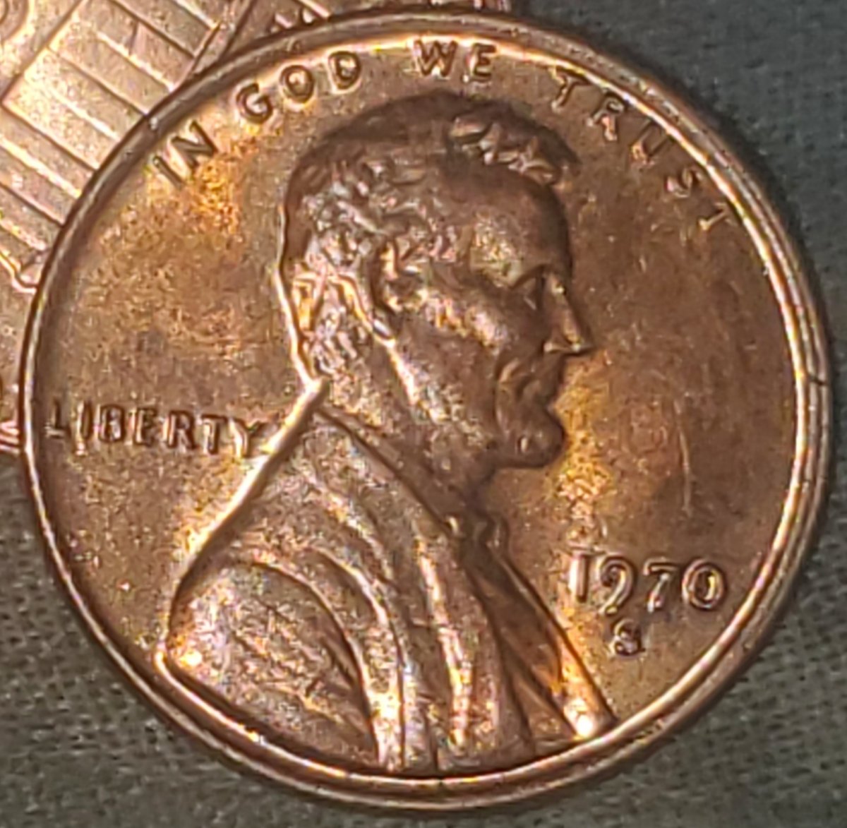 1970-S-Penny--Triple--Border-Die-Clach-And-Errors