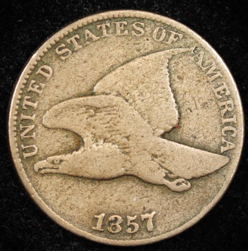 Help-Identify!-1857-Flying-Eagle-New-Clash-Variety!?