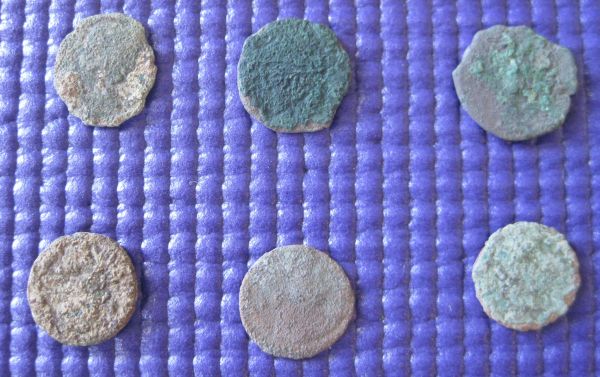 My-First-Uncleaned-Coins,-One-Week-Later.--Thoughts?