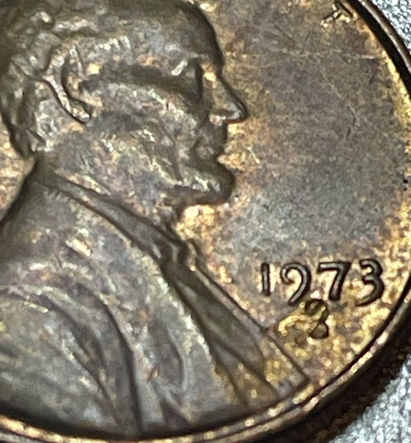 Interesting-1973-Penny-Mint-Unknown-Environmental?