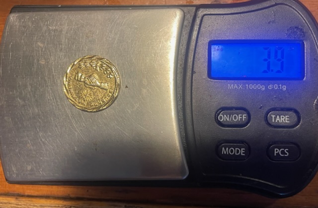 Whole-Penny-Roll-Hunting-I-Came-Across-This-Wedding-Token,-But-Weight-Doesn't-Match