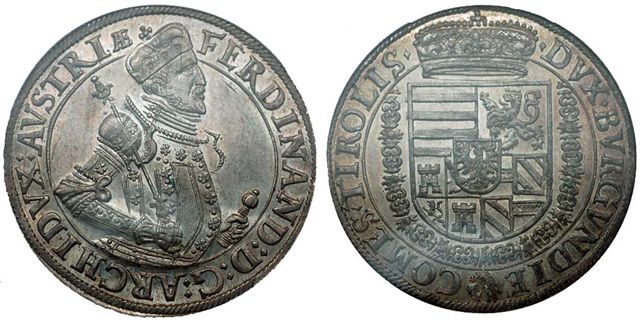Ferdinand-II,-Archduke-Of-Austria---History-&-Taler