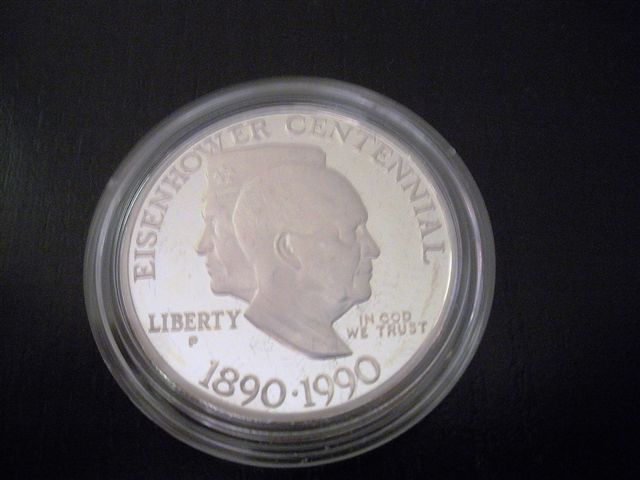 1990-Eisenhower-Commemorative-Proof-In-Holder