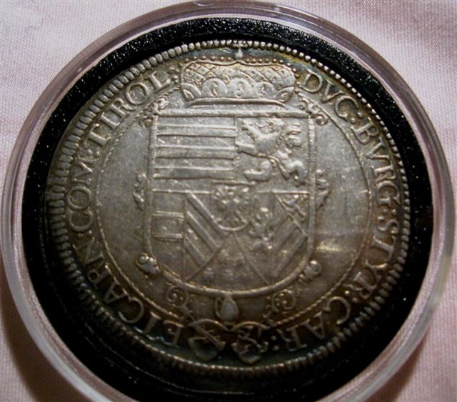 Nicely-Toned-Austria-Habsburg-1620-Leopold-Taler