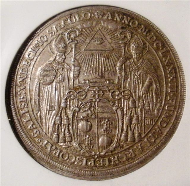 1682-Commemorative-Salzburg-Taler---Back-From-NGC