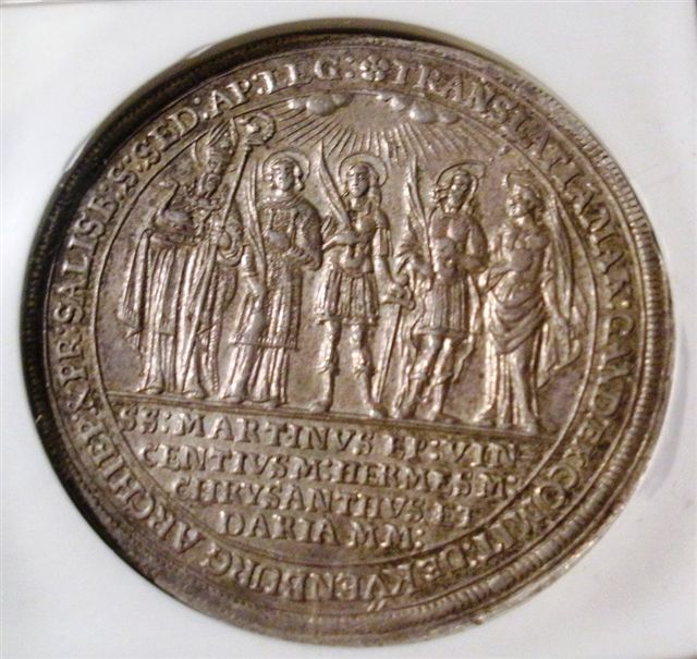 1682-Commemorative-Salzburg-Taler---Back-From-NGC