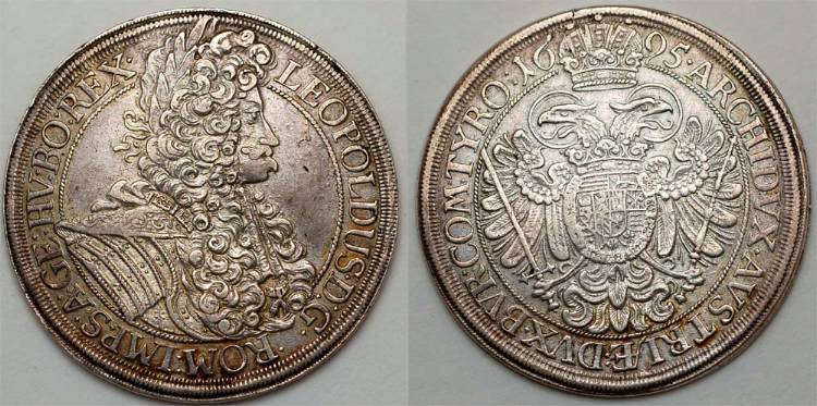 1695-Vienna-Mint-Leopold-The-Hogmouth-Taler