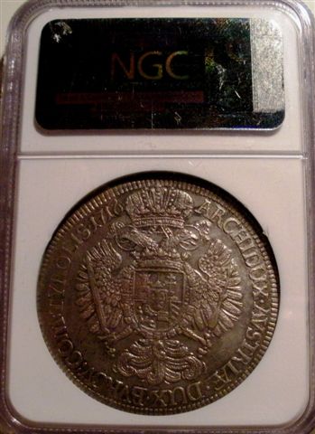 1716-Austria-Charles-VI-1711-1740-Taler----Overdate?