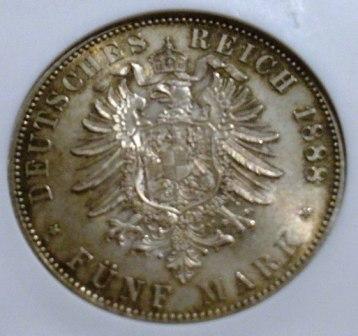 Frederick-III,-German-Emperor---Short-History-And-Coin