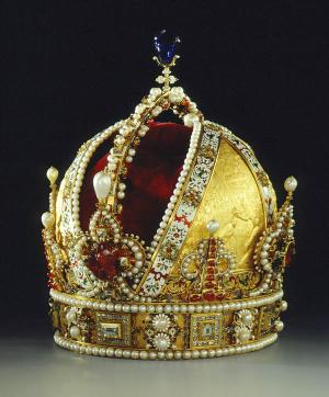 1610-Rudolph-II-Taler-And-Background
