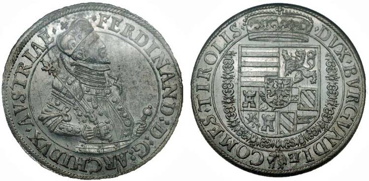Archduke-Ferdinand-1564-95-Taler