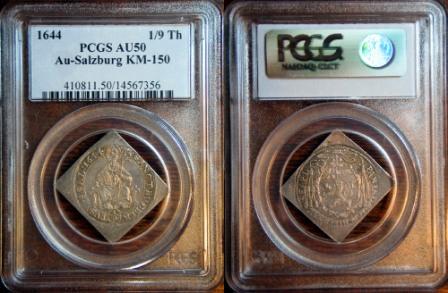 Salzburg-Paris-Of-Londron-1619-1653-1/9-Klippe-Taler