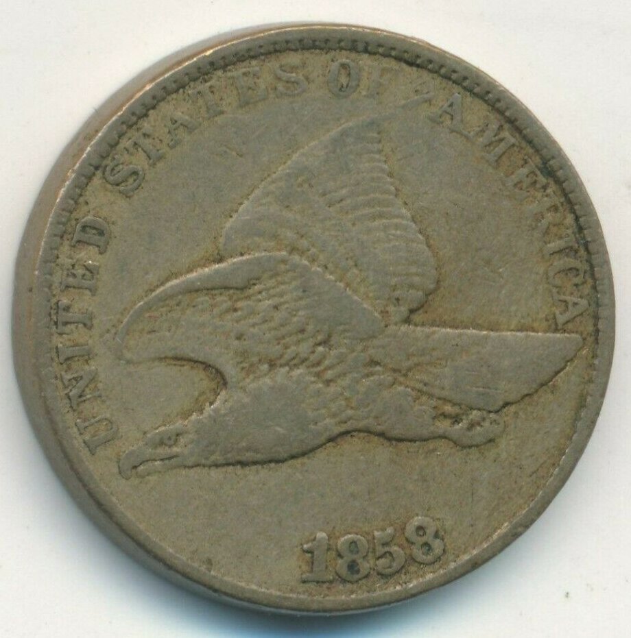 Possible-1858/7-Flying-Eagle-Cent-Overdate