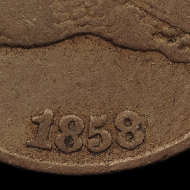 Possible-1858/7-Flying-Eagle-Cent-Overdate