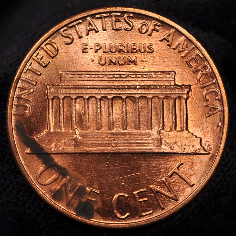 1983-Lincoln-Cent---Possible-Struck-Through-Capped-Die?