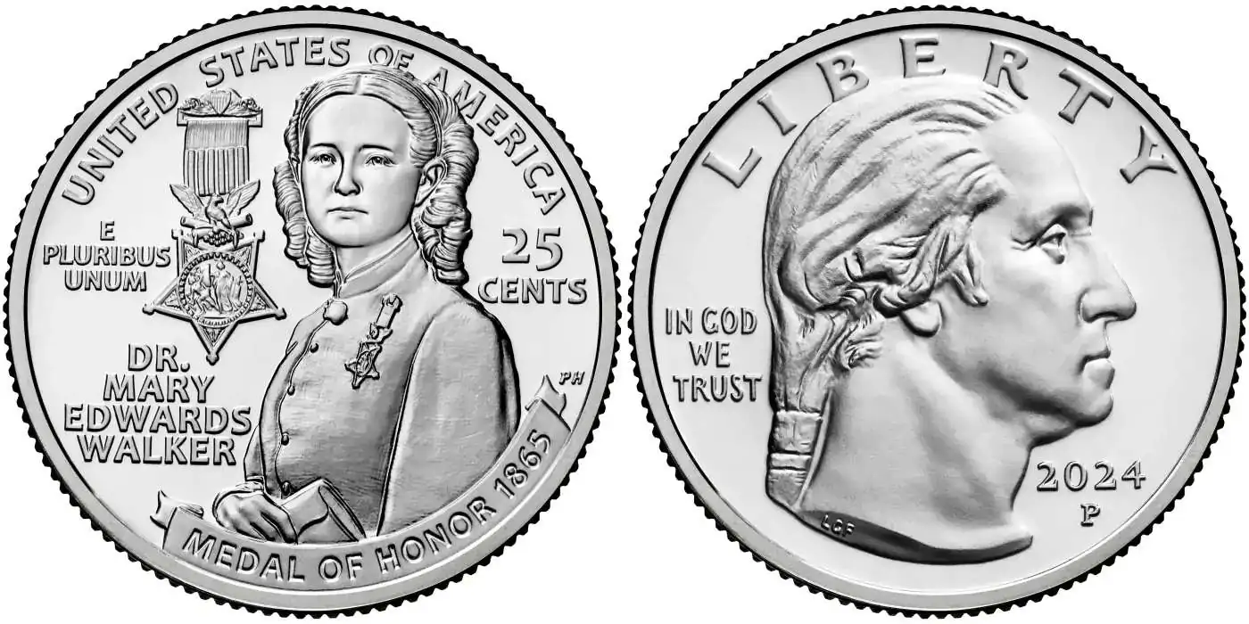 2024 P Dr. Mary Edwards Walker American (Prominent) Women Quarter 2024 P Dr. Mary Edwards Walker American (Prominent) Women Quarter