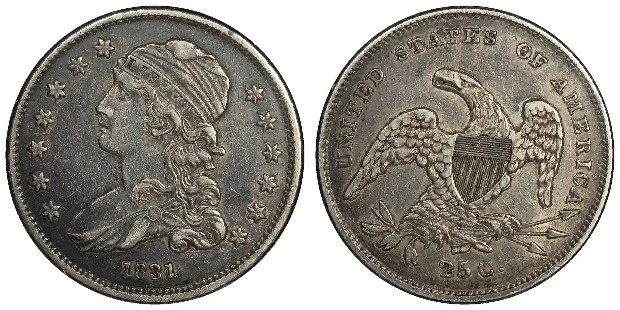 1831 Capped Bust Quarter 1831 Capped Bust Quarter 1831 Capped Bust Quarter 1831 Capped Bust Quarter