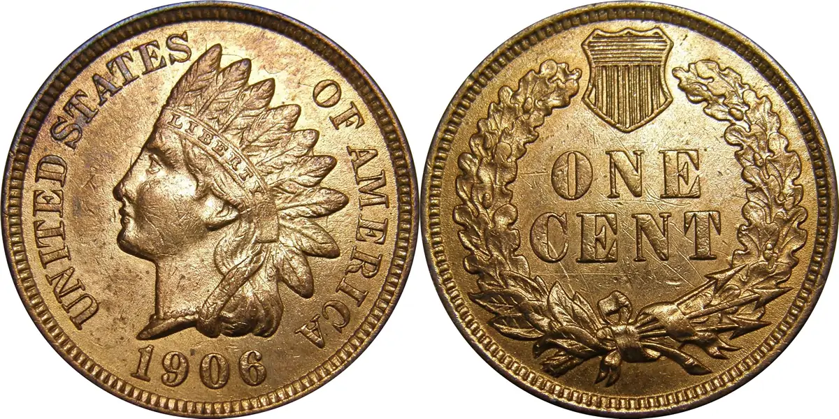 1906 Indian Head Cent 1906 Indian Head Cent 1906 Indian Head Cent 1906 Indian Head Cent