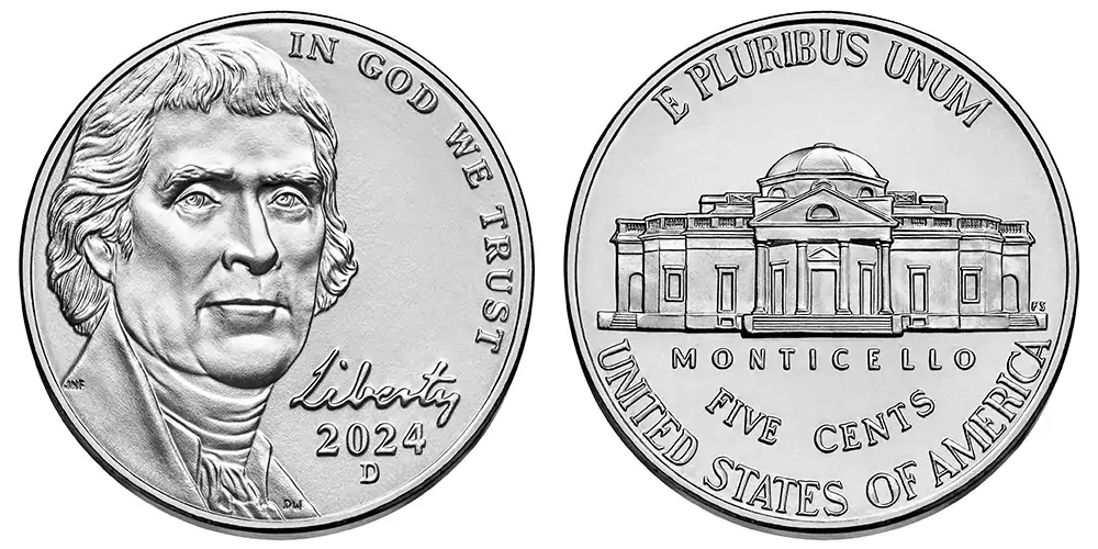 2024 D Jefferson Nickel 2024 D Jefferson Nickel