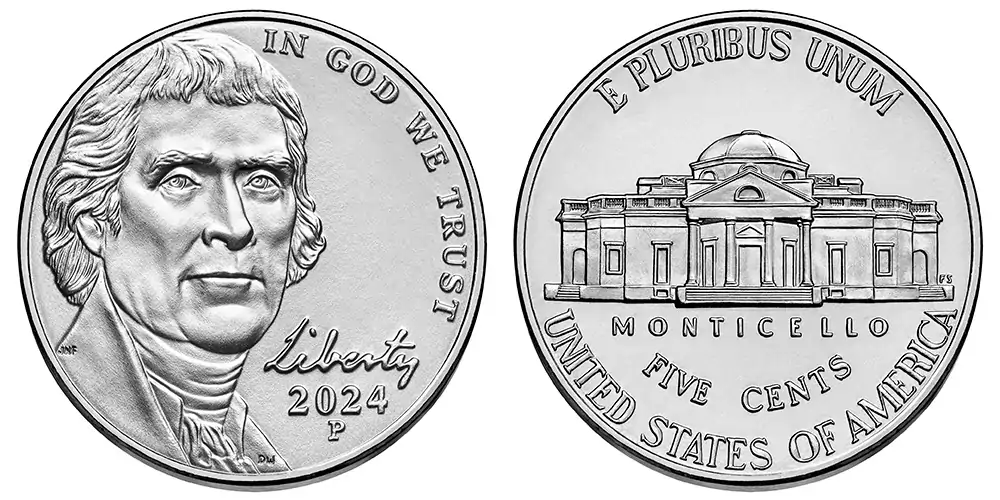 2024 P Jefferson Nickel 2024 P Jefferson Nickel