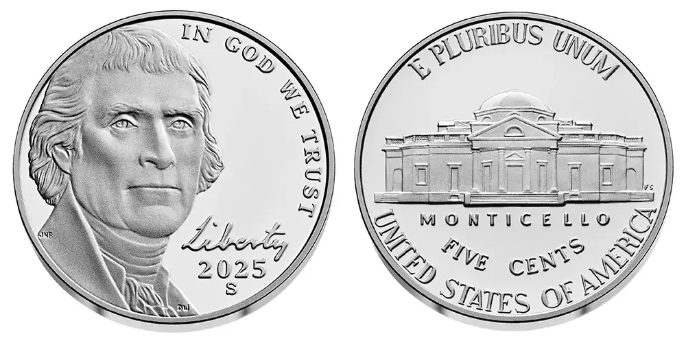 2025 S Jefferson Nickel 2025 S Jefferson Nickel