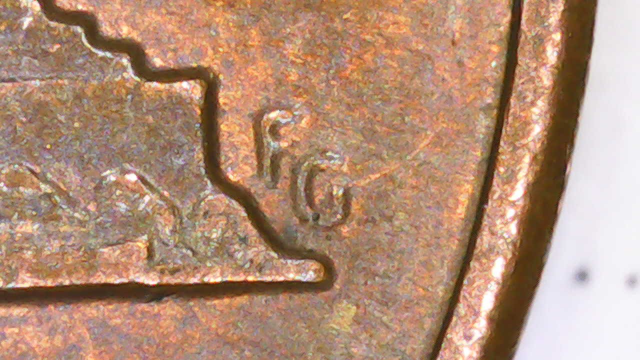 1988-Penny-With-Possible-1989-RDV-006-Transitional-FG-Die-Error