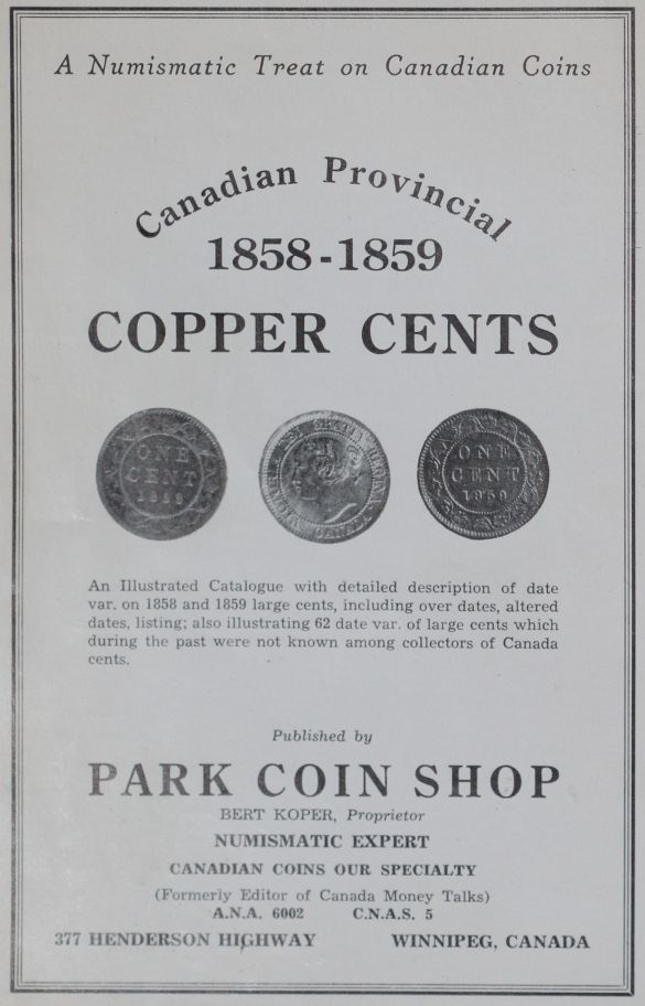 1858-1859-Canadian-Copper-Cents-Booklet