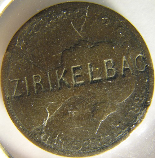 1937-Bank-Of-Lower-Canada-1/2-Penny-Counterstamped